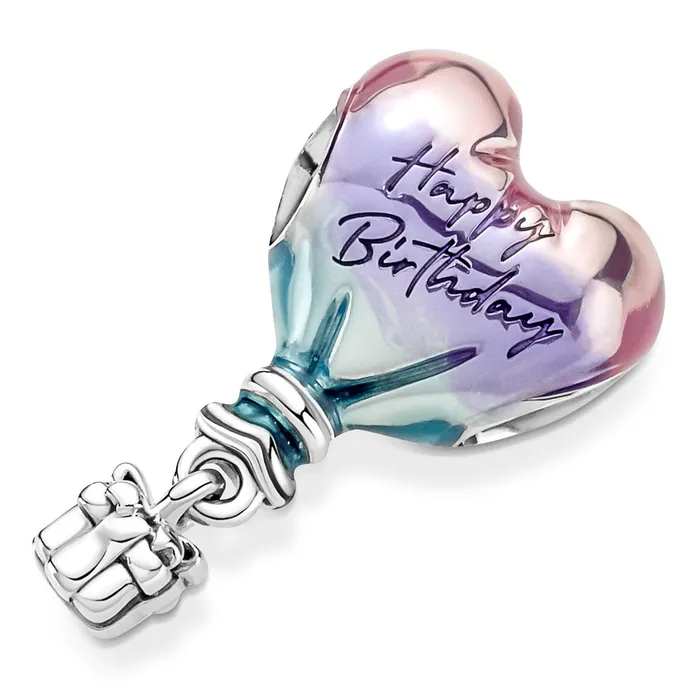 Pandora Happy Birthday Hot Air Balloon Charm Pandora Charm Necklaces