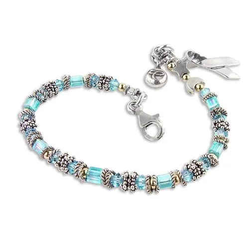 ProstateThyroid Cancer Miyuki Style Awareness Bracelet179317 Elisa Ilana Bracelets ProstateThyroid Cancer Miyuki Style Awareness Bracelet179317 Elisa Ilana Bracelets