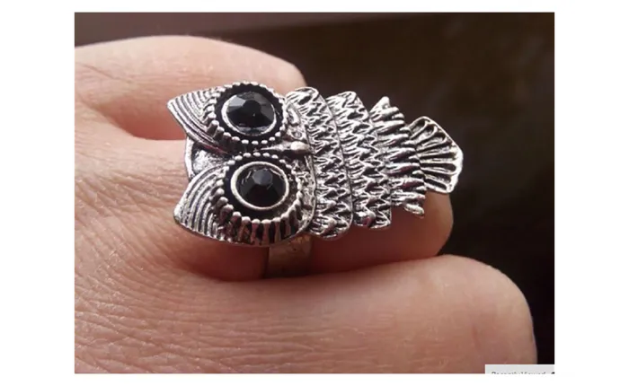 Rings Ancient Retro Owl Silver Punk Ring For Women Adjustable sparklingselections Rings Ancient Retro Owl Silver Punk Ring For Women Adjustable sparklingselections