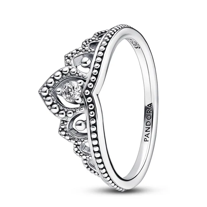 Rings Pandora Regal Beaded Tiara Ring Pandora
