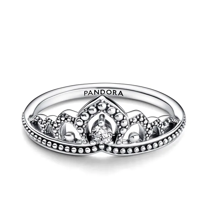 Rings Pandora Regal Beaded Tiara Ring Pandora