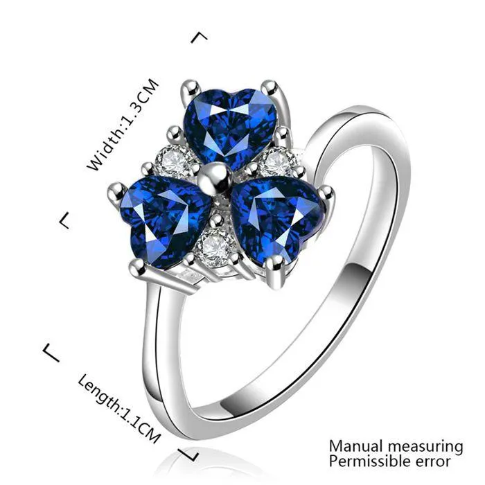Rings sparklingselections Copper with Silver Plated Ring For Women