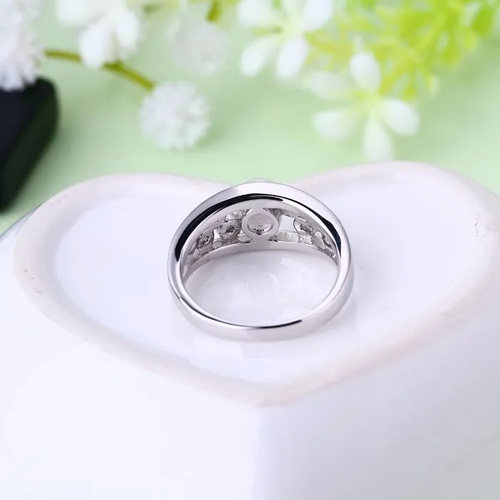 Rings sparklingselections Silver Ring with Pearl for Women Rings sparklingselections Silver Ring with Pearl for Women