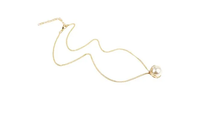 Single Simulated Pearl Necklace for Women sparklingselections Necklaces