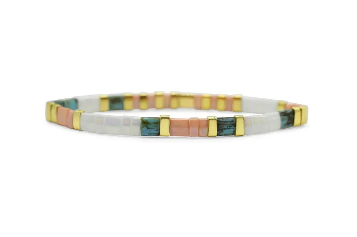 Skylar Paige Bracelets Beautiful Morse Code Tila Prizeworthy Peach Bracelet