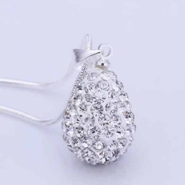 Sparkling Selection Necklaces Rhinestones Water Drop Crystal Pendant Necklace Sparkling Selection Necklaces Rhinestones Water Drop Crystal Pendant Necklace