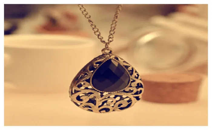 Sparkling Selections Long Chain Crystal Flower Water Drop Necklaces Pendants Statement Necklace Necklaces Sparkling Selections Long Chain Crystal Flower Water Drop Necklaces Pendants Statement Necklace Necklaces