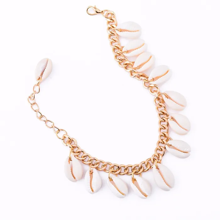 sparklingselections Bracelets Handmade Shell Tassel Pendant Barefoot Ankle Bracelet For Women sparklingselections Bracelets Handmade Shell Tassel Pendant Barefoot Ankle Bracelet For Women
