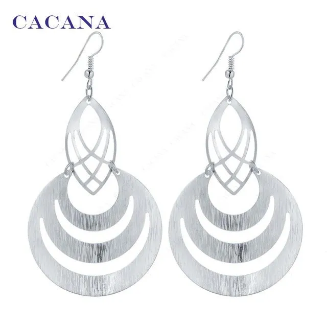 sparklingselections Earrings Hollow Fashion Dangle Long Earrings For Women sparklingselections Earrings Hollow Fashion Dangle Long Earrings For Women