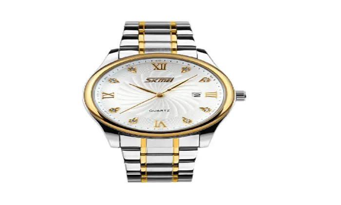 sparklingselections Mens Classic Wrist Stainless Steel Watch Bracelets