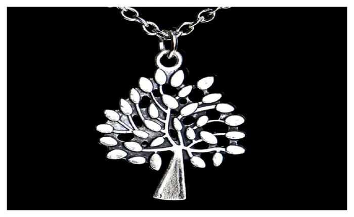 sparklingselections Necklaces Antique Silver Plated Vintage Hollow Tree Pendant Necklace sparklingselections Necklaces Antique Silver Plated Vintage Hollow Tree Pendant Necklace