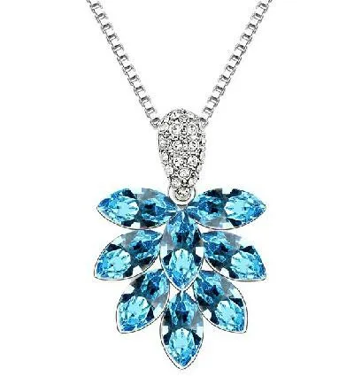 sparklingselections Necklaces Leaf Women Clavicle Necklace