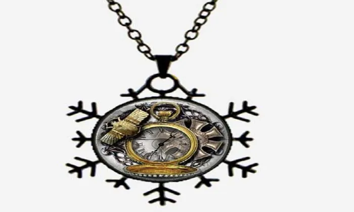 sparklingselections Necklaces Owl Clock Watch Glass Cabochon Pendant Necklace sparklingselections Necklaces Owl Clock Watch Glass Cabochon Pendant Necklace