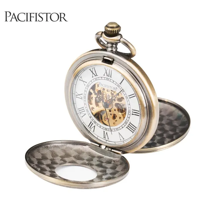 sparklingselections Necklaces Vintage Necklace Mechanical Skeleton Pendant Mechanical Pocket Watch sparklingselections Necklaces Vintage Necklace Mechanical Skeleton Pendant Mechanical Pocket Watch