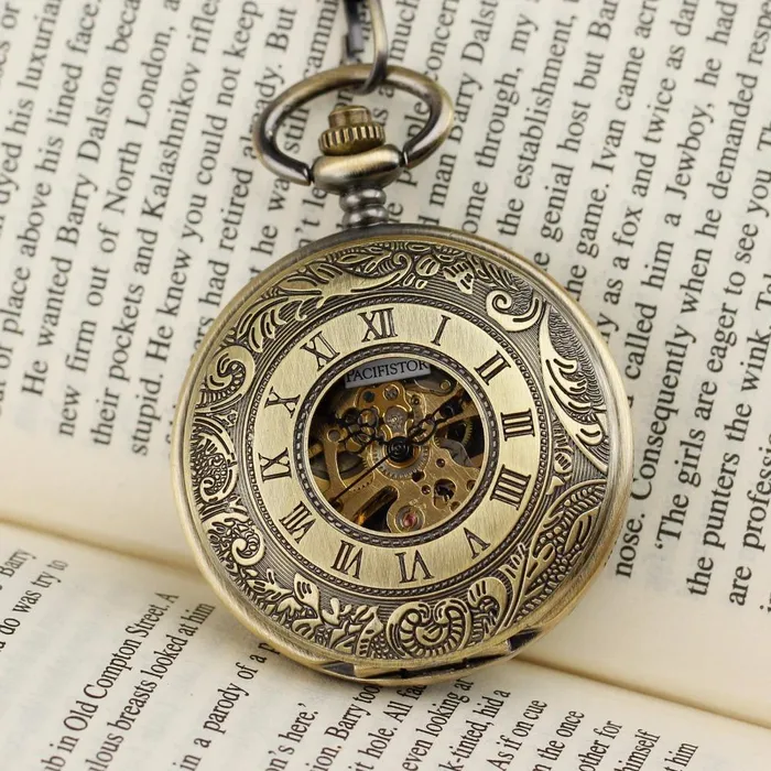 sparklingselections Necklaces Vintage Necklace Mechanical Skeleton Pendant Mechanical Pocket Watch sparklingselections Necklaces Vintage Necklace Mechanical Skeleton Pendant Mechanical Pocket Watch