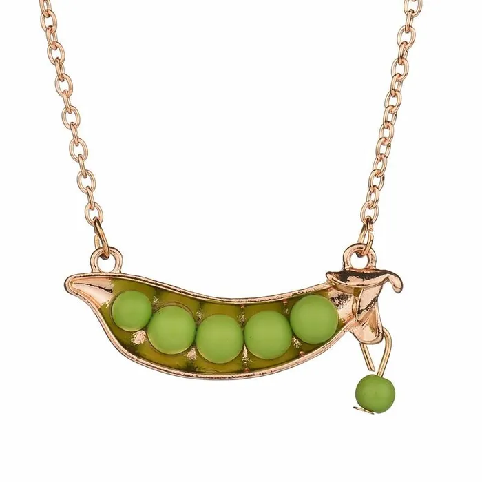 sparklingselections new Fashion Cute Green Pea Pendant Necklace for Women Necklaces sparklingselections new Fashion Cute Green Pea Pendant Necklace for Women Necklaces