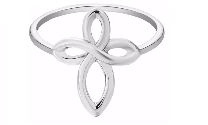 sparklingselections Rings new infinity cross ring