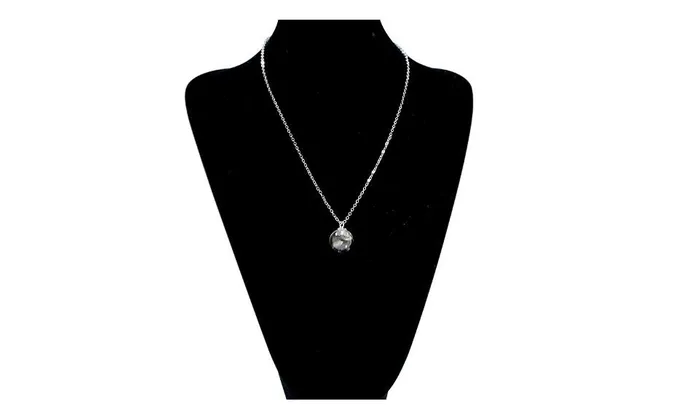 sparklingselections Silver Color Floating Bottle Pendant Necklace Necklaces sparklingselections Silver Color Floating Bottle Pendant Necklace Necklaces