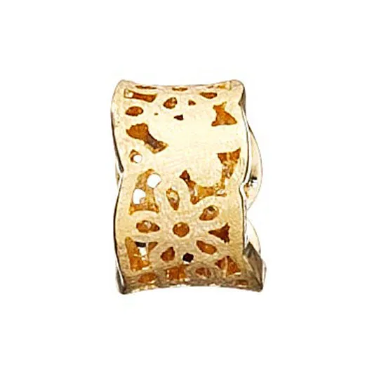 STORY by Kranz Ziegler Gold Plated Flower Pattern Button RETIRED ONLY 2 LEFT340605 STORY Earrings