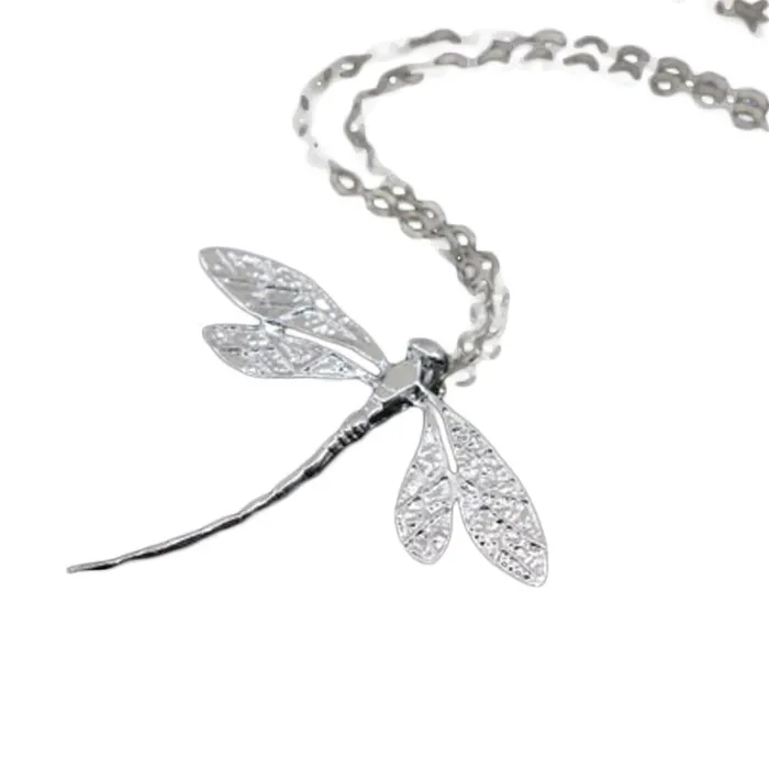 Women Silver Jewelry Dragonfly Pendant Necklace sparklingselections Necklaces Women Silver Jewelry Dragonfly Pendant Necklace sparklingselections Necklaces