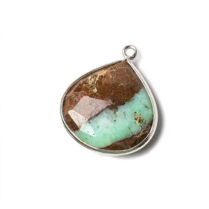 22mm Silver Chrysoprase Matrix faceted heart 1 ring Pendant 1 piece Beadsofcambaycom Rings 22mm Silver Chrysoprase Matrix faceted heart 1 ring Pendant 1 piece Beadsofcambaycom Rings
