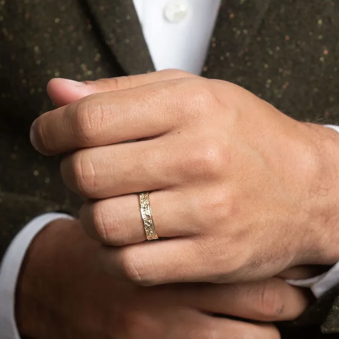 AURUM by Gubjrg Rings Mens wedding ring ERIKA