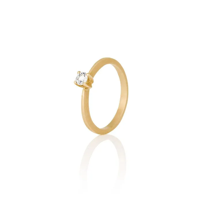 AURUM by Gubjrg Rings Womens diamond ring