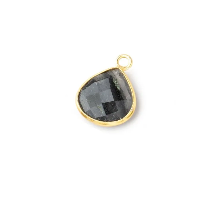 Beadsofcambaycom 13mm Vermeil Bezel Moss Quartz Faceted Heart Pendant 1 Focal Piece Necklaces Beadsofcambaycom 13mm Vermeil Bezel Moss Quartz Faceted Heart Pendant 1 Focal Piece Necklaces
