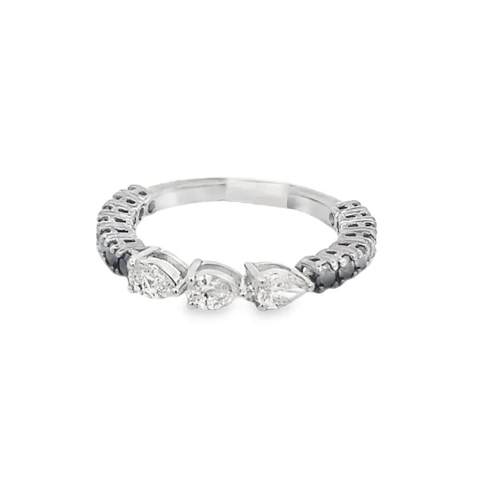 Black Rhodium Fashion Ring YaninaCo Jewelry Rings