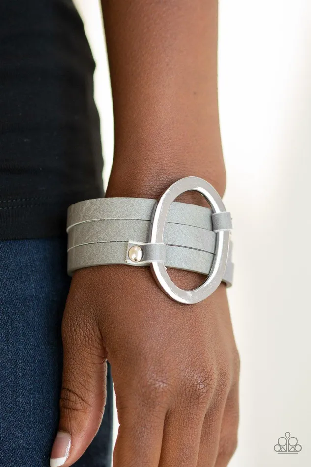Bracelets Cowgirl Cavalier Silver Wrap Bracelet Jewelry by Bretta Paparazzi Accessories Bracelets Cowgirl Cavalier Silver Wrap Bracelet Jewelry by Bretta Paparazzi Accessories