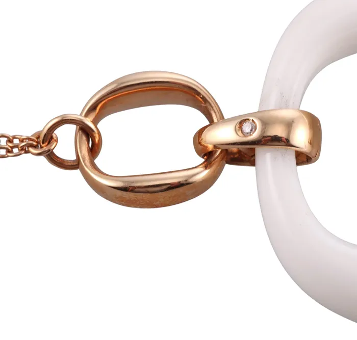 Bracelets Damiani Damiani Gold White Agate Bracelet