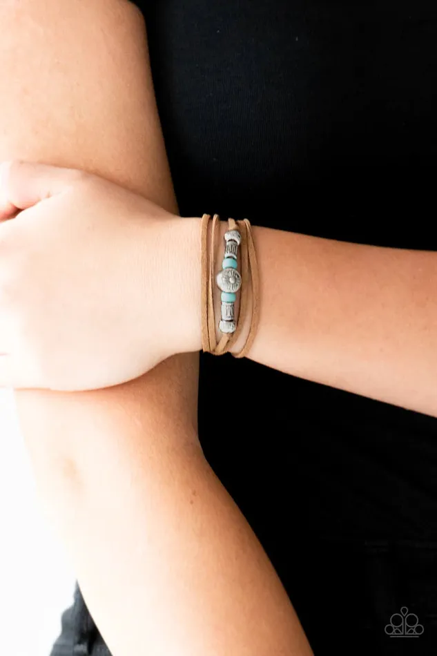 Bracelets Find Your Way Blue Bracelet Jewelry by Bretta Paparazzi Accessories
