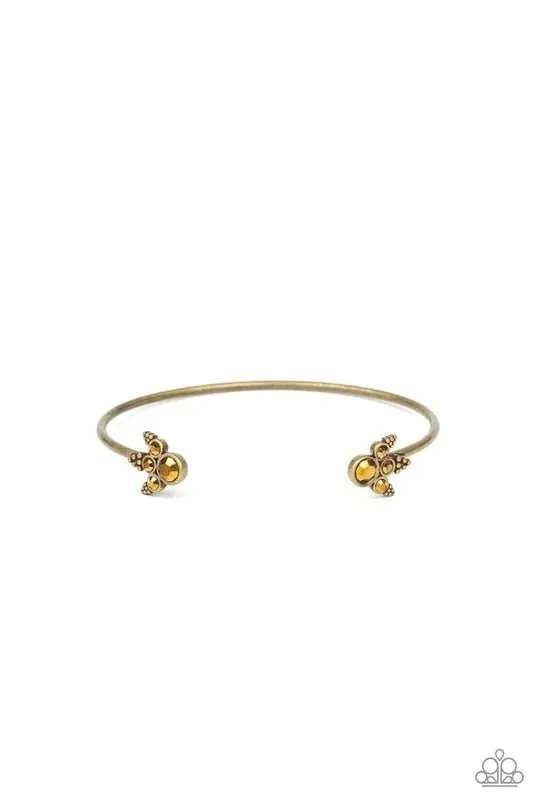 Bracelets Paparazzi Accessories A Bit Rich Brass Bracelet Jewelry by Bretta
