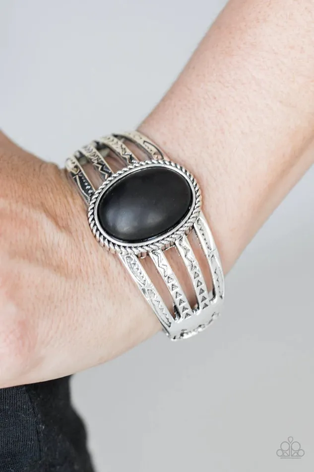 Bracelets Paparazzi Accessories Desert Glyphs Black Bracelet Jewelry by Bretta