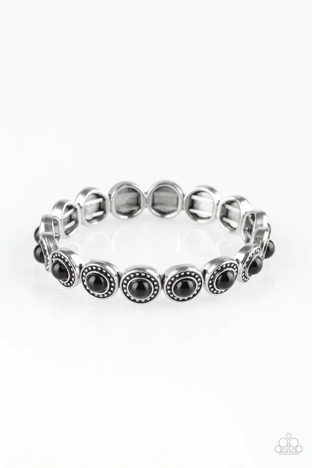 Bracelets Paparazzi Accessories Globetrotter Goals Black Bracelet Jewelry by Bretta