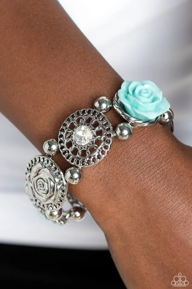 Bracelets Paparazzi Accessories Optimistic Oasis Blue Bracelet Jewelry by Bretta
