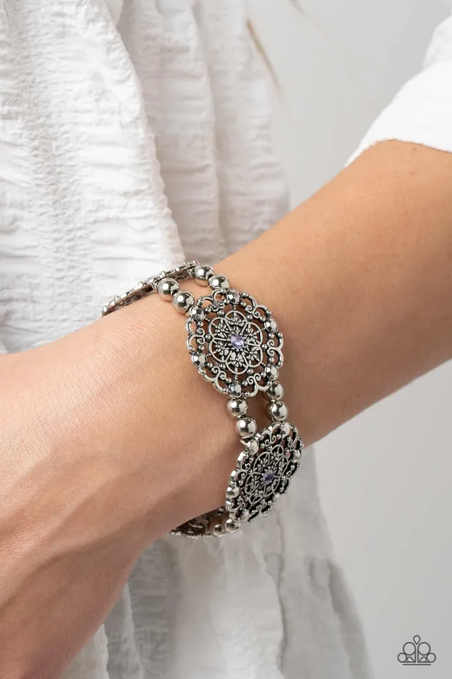 Bracelets Paparazzi Accessories Ornamental Occasion Purple Bracelet Jewelry by Bretta Bracelets Paparazzi Accessories Ornamental Occasion Purple Bracelet Jewelry by Bretta