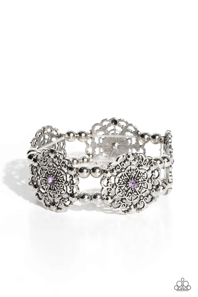 Bracelets Paparazzi Accessories Ornamental Occasion Purple Bracelet Jewelry by Bretta