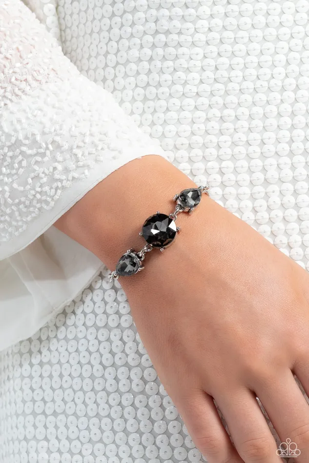 Bracelets Paparazzi Accessories Twinkling Trio Silver Bracelet Jewelry by Bretta Bracelets Paparazzi Accessories Twinkling Trio Silver Bracelet Jewelry by Bretta