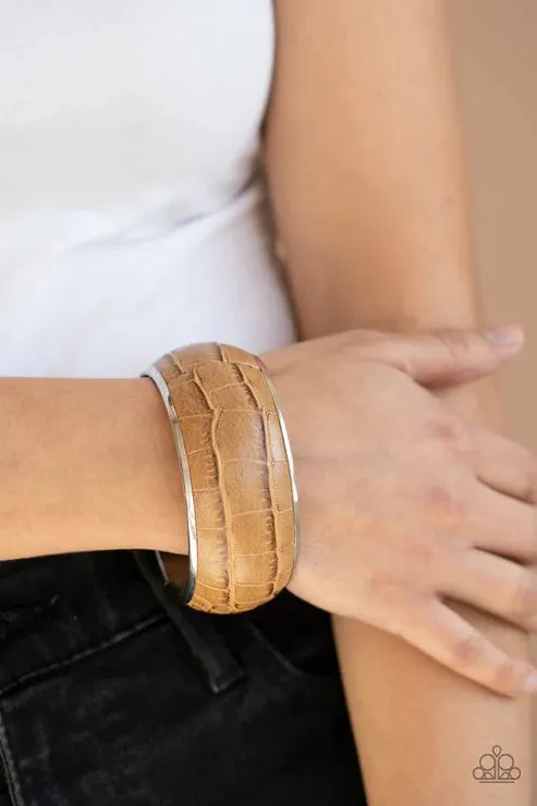 Bracelets Paparazzi Accessories Urban Jungle Brown Bracelet Jewelry by Bretta