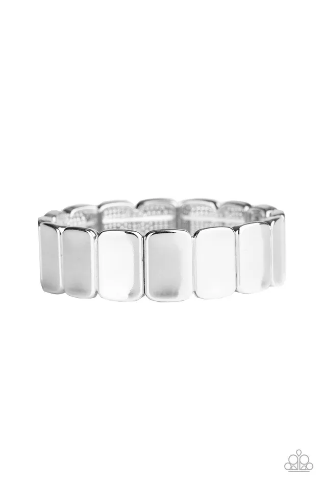Bracelets Retro Effect Silver Bracelet Jewelry by Bretta Paparazzi Accessories