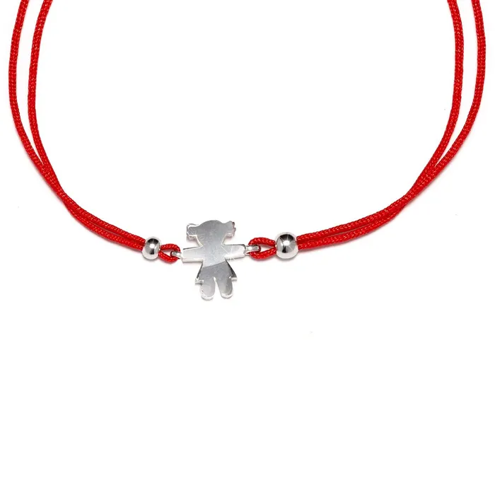 Bracelets Senso Gold Senso Gold Girl BRACELET with red thread and white gold girl Bracelets Senso Gold Senso Gold Girl BRACELET with red thread and white gold girl