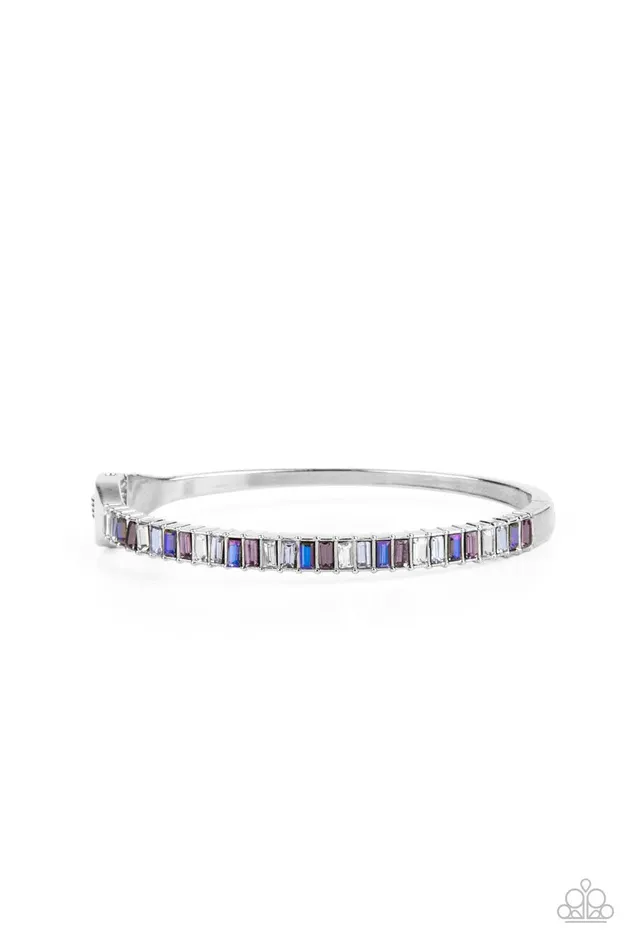 Bracelets Toast to Twinkle Purple Bracelet Jewelry by Bretta Paparazzi Accessories