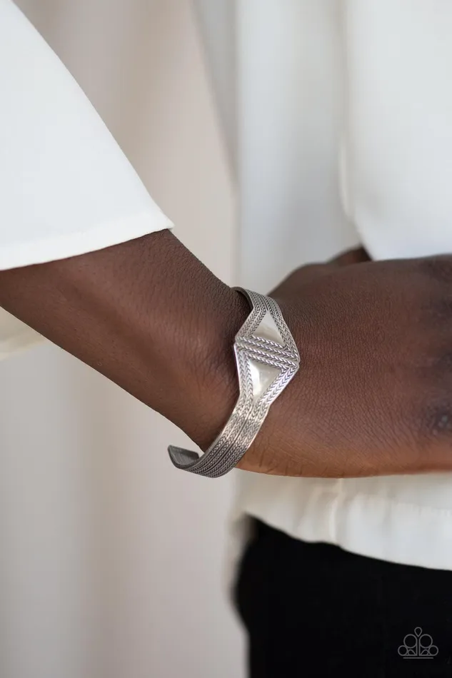 Bracelets Zen Den Silver Bracelet Jewelry by Bretta Paparazzi Accessories