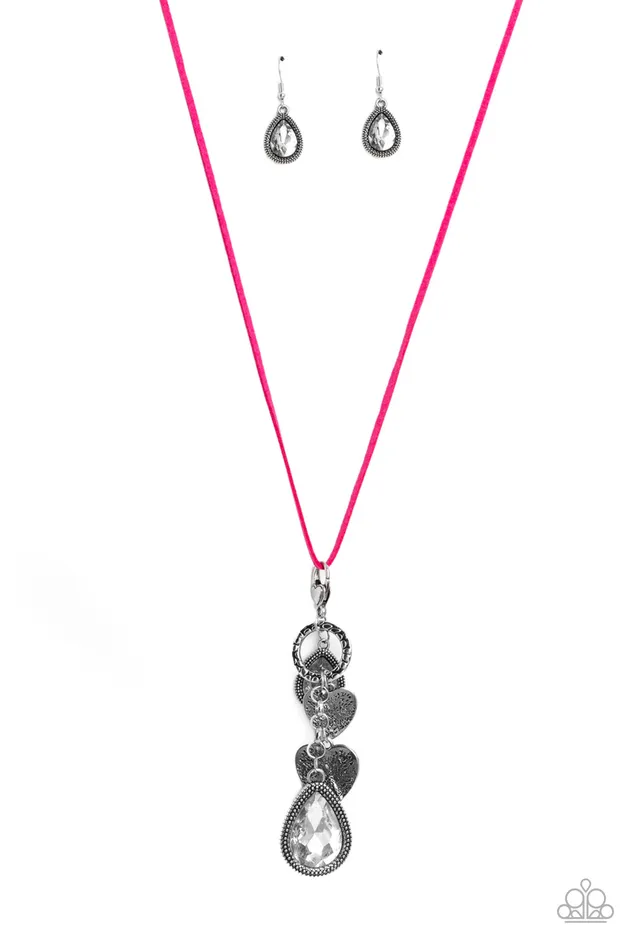 Casanova Clique Pink Necklace Jewelry by Bretta Paparazzi Accessories Necklaces