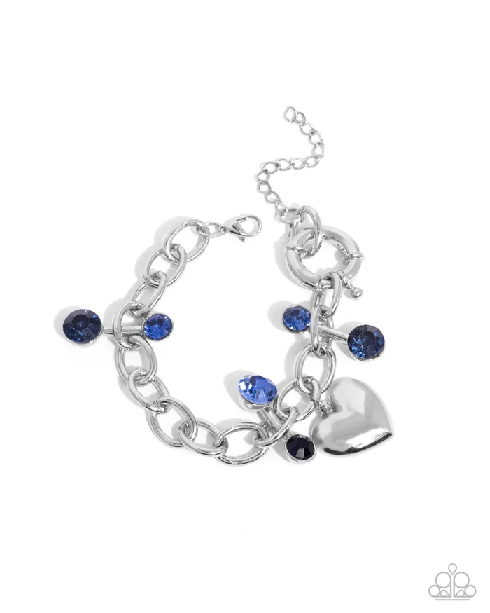 Complete Look Blue Necklace and Bracelet Set Jewelry by Bretta Paparazzi Accessories Necklaces