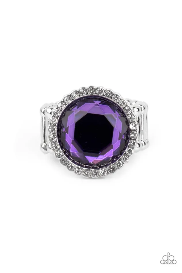 Crown Culture Purple Ring Jewelry by Bretta Paparazzi Accessories Rings