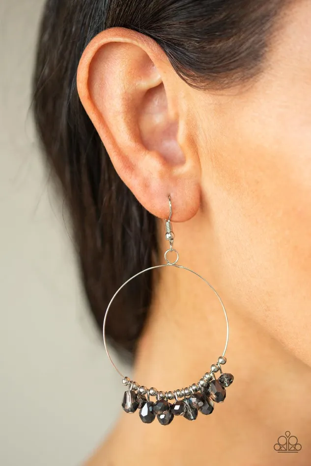 Crystal Collaboration Silver Earrings Jewelry by Bretta Paparazzi Accessories Earrings Crystal Collaboration Silver Earrings Jewelry by Bretta Paparazzi Accessories Earrings