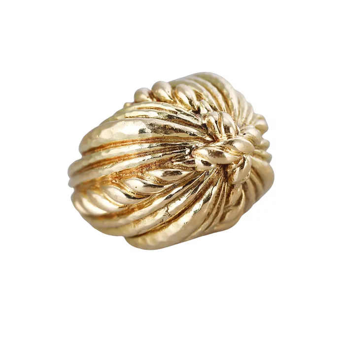 David Webb Rings David Webb Yellow Gold Dome Ring