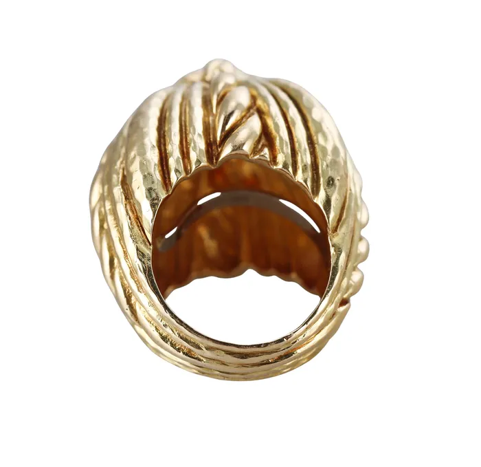 David Webb Rings David Webb Yellow Gold Dome Ring